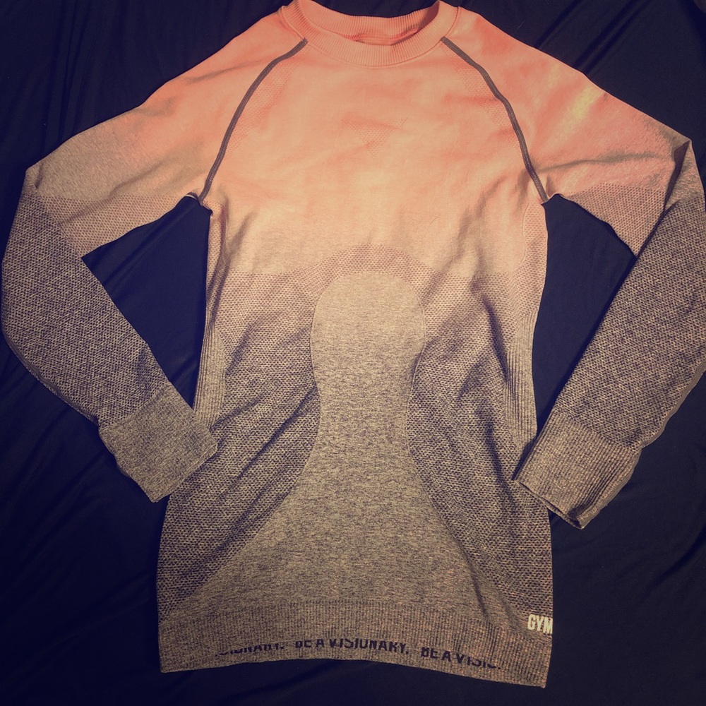 *Barely Worn** Gymshark Ombré Seamless Long Sleeve